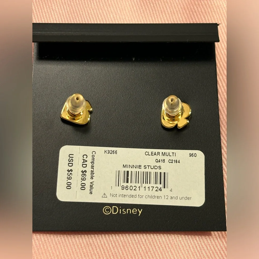 Kate Spade ♠️ Minnie Earrings with Dust Bag NWT